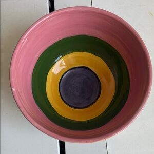 Vibrant Multicolor Ceramic Bowl